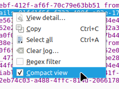 Log Viewer Context Menu